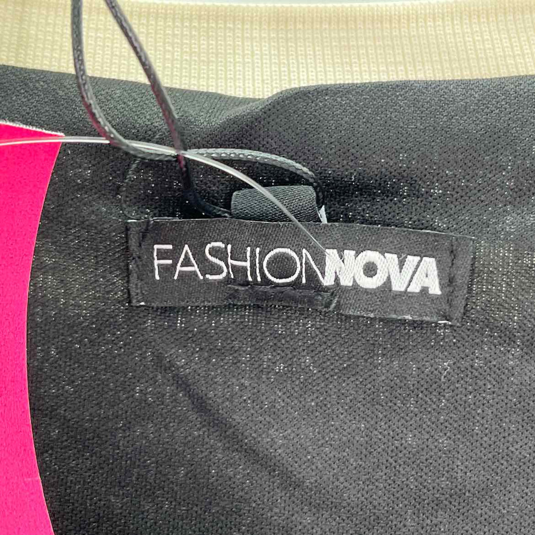 Size XL FASHION NOVA Multi-Color Knit Dress