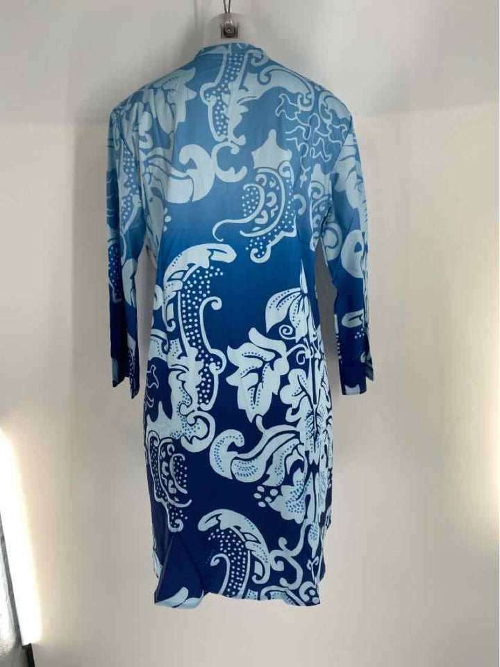 Size M Blue Print Coverup