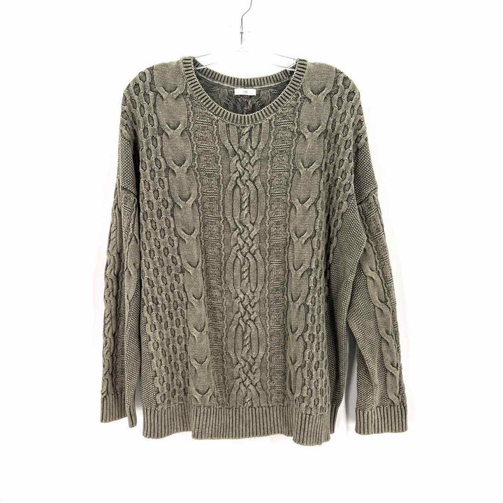 Size XL J JILL Green Sweater
