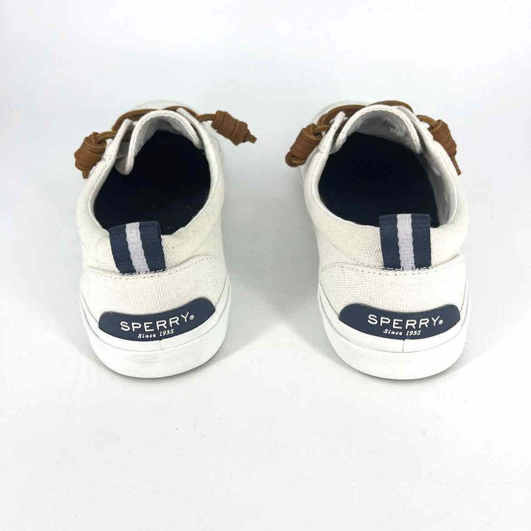 Shoe Size 6.5 Sperry White Canvas Sneakers
