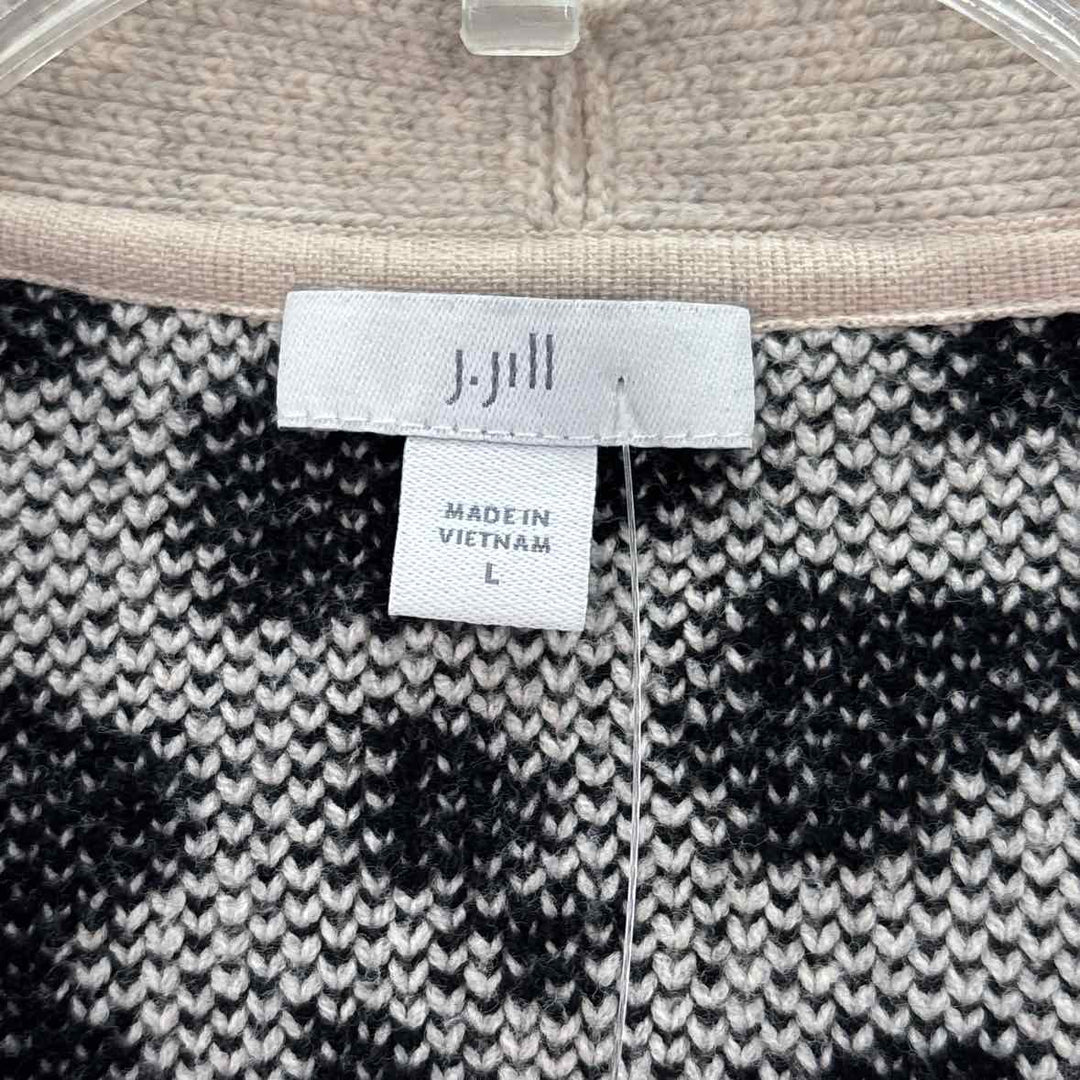 Size L J JILL Multi-Color Knit Cardigan