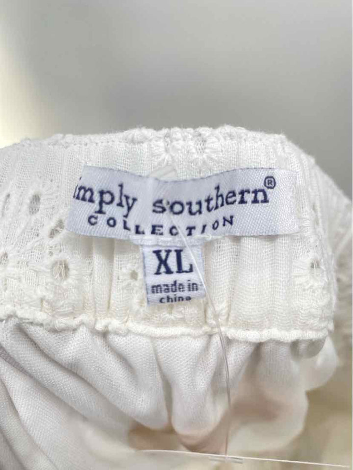 Size XL SIMPLY SOUTHERN White Pants