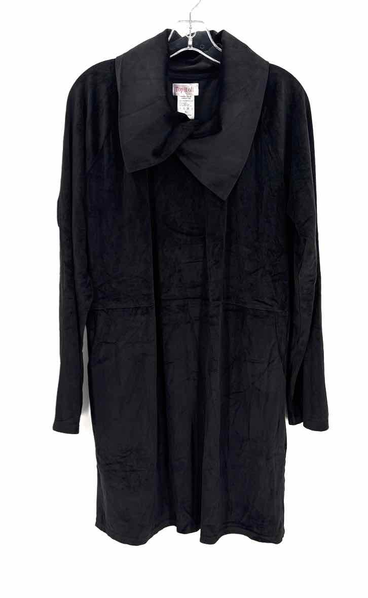Size XL Black Velour Dress