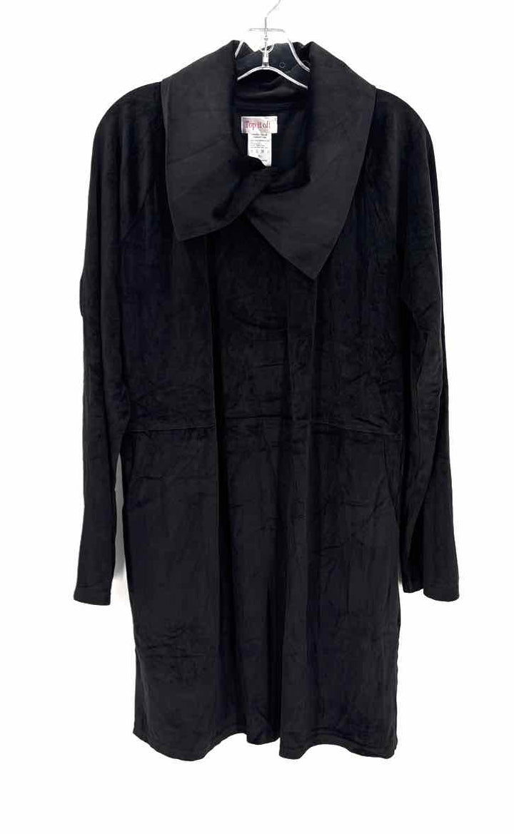 Size XL Black Velour Dress