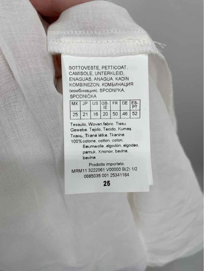 Size 16 MARINA RINALDI White Dress