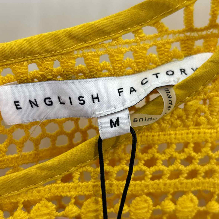Size M ENGLISH FACTORY Mustard Dress