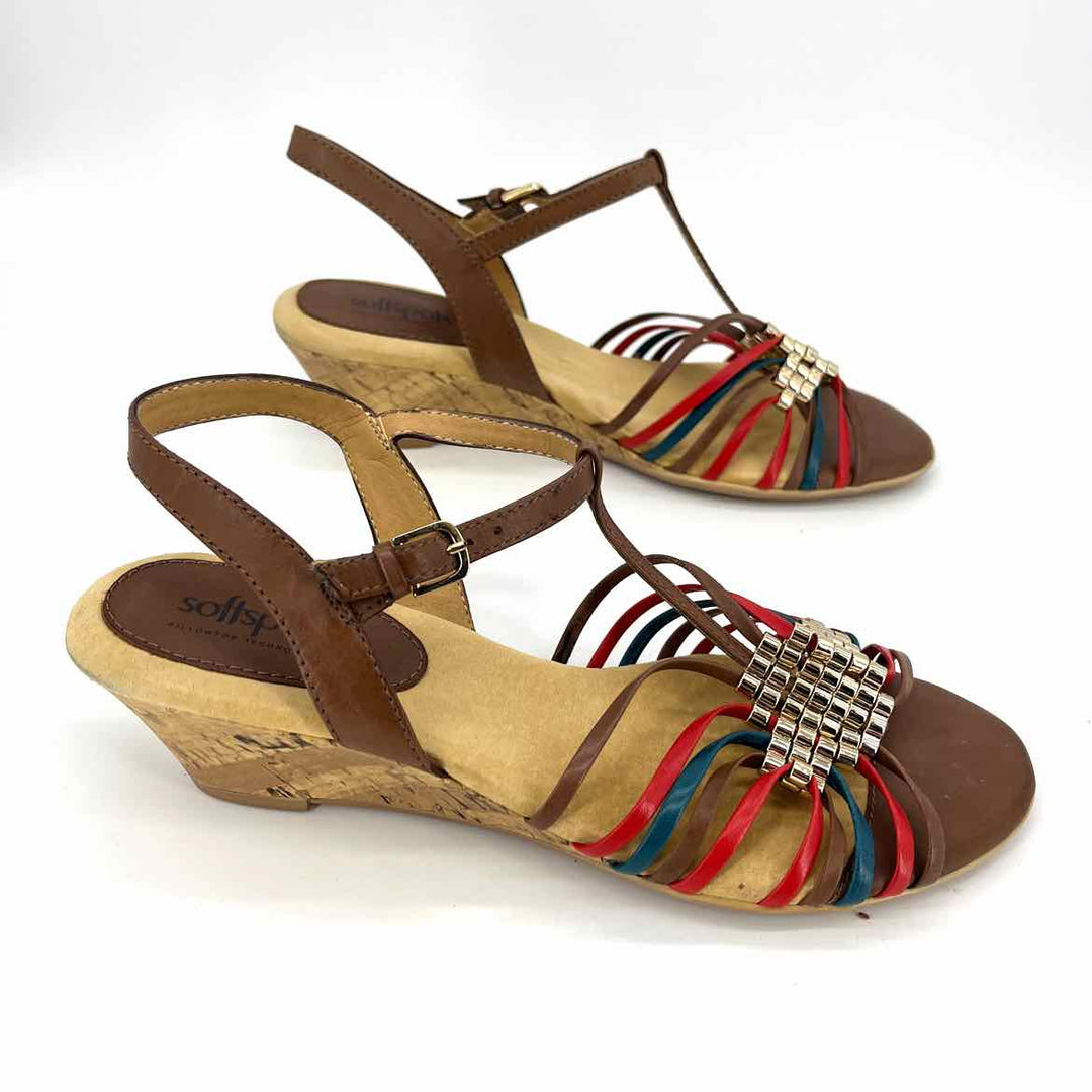 Shoe Size 8 Multi-Color Sandals