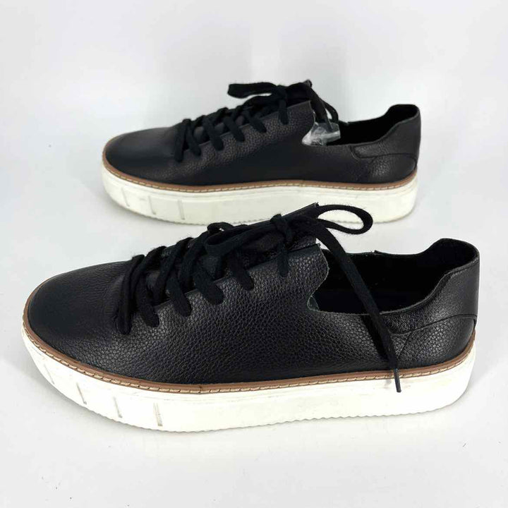 Shoe Size 9 Vince Camuto Black Leather Sneakers