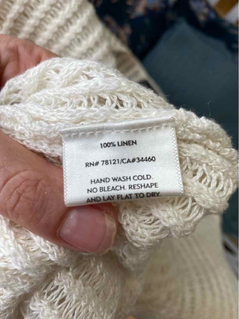 Size M Eileen Fisher Cream Sweater