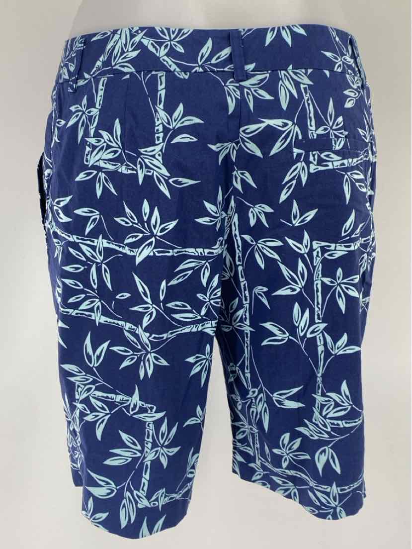 Size 8 J MCLAUGHLIN Navy Print Shorts