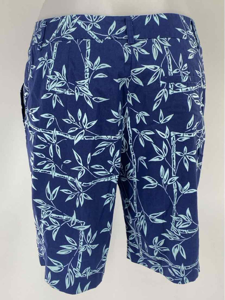 Size 8 J MCLAUGHLIN Navy Print Shorts