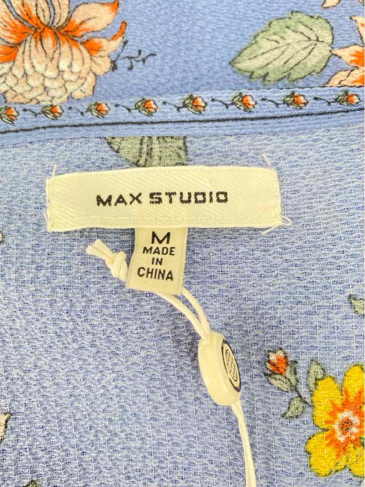 Size M MAX STUDIO Blue Dress