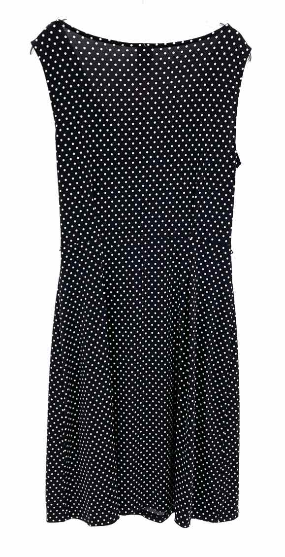 Size L Anne Klein Black/White Dress