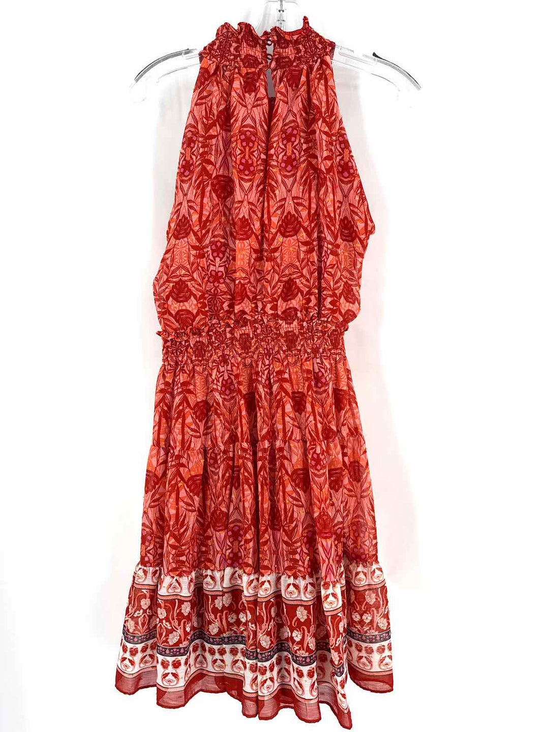 Size 6 TAYLOR ORANGE PRINT Dress