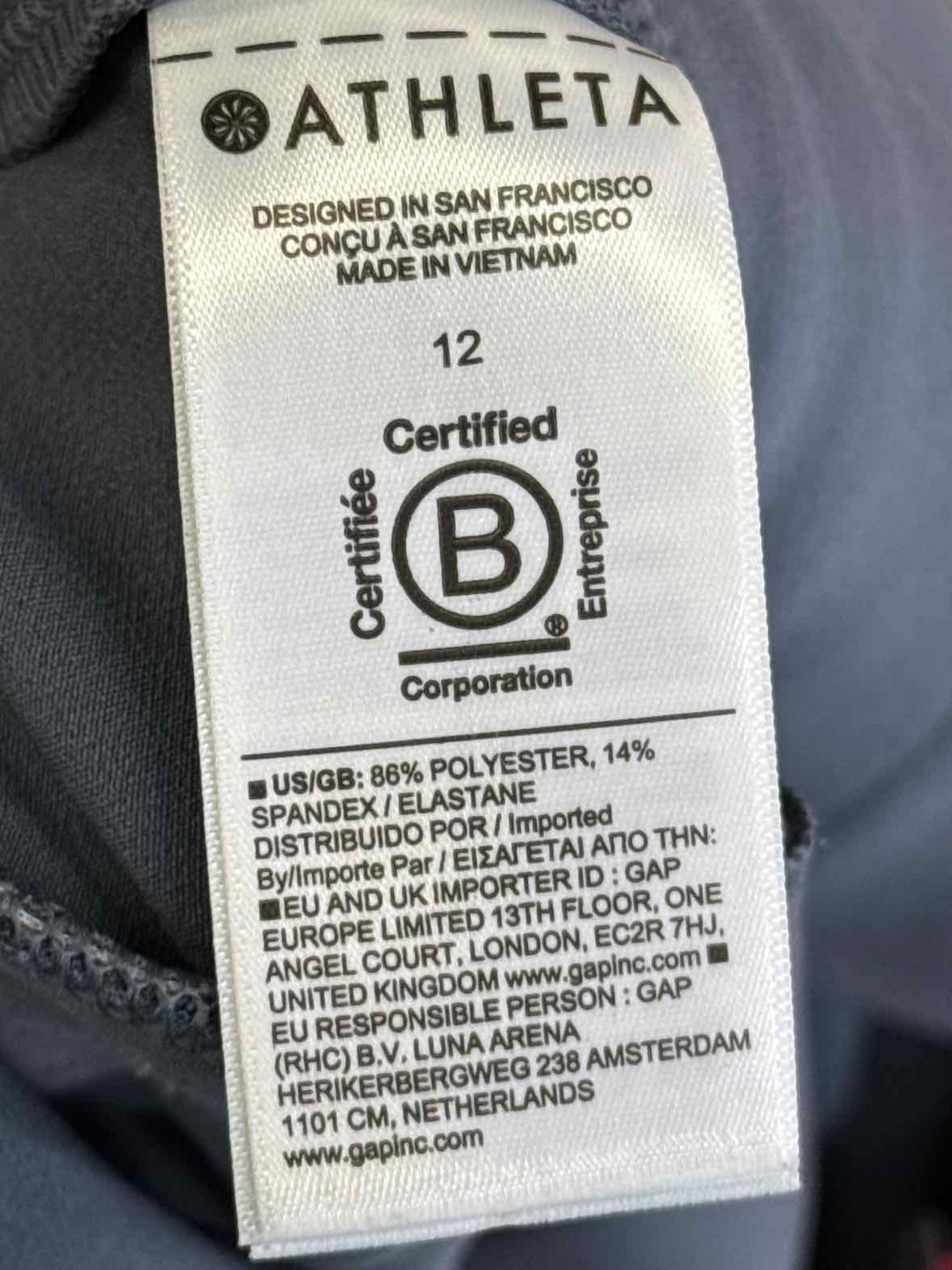 Size 12 Athleta Gray Pants