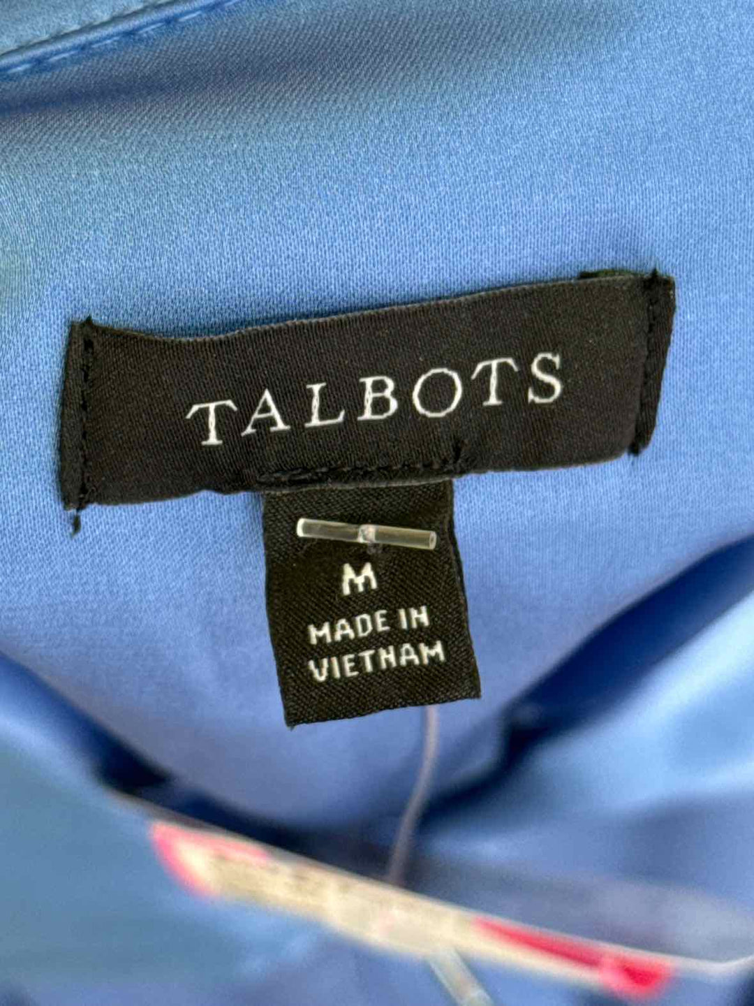 Size M Talbots Blue Shirt