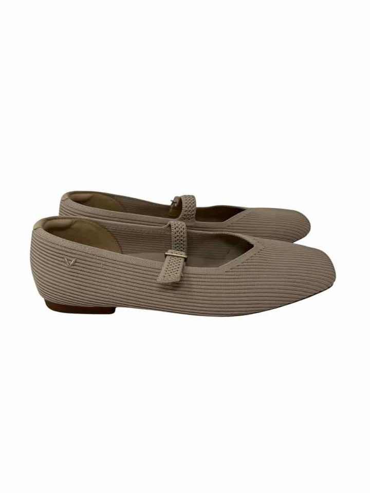 Shoe Size 40 VIVAIA Beige Knit Flats
