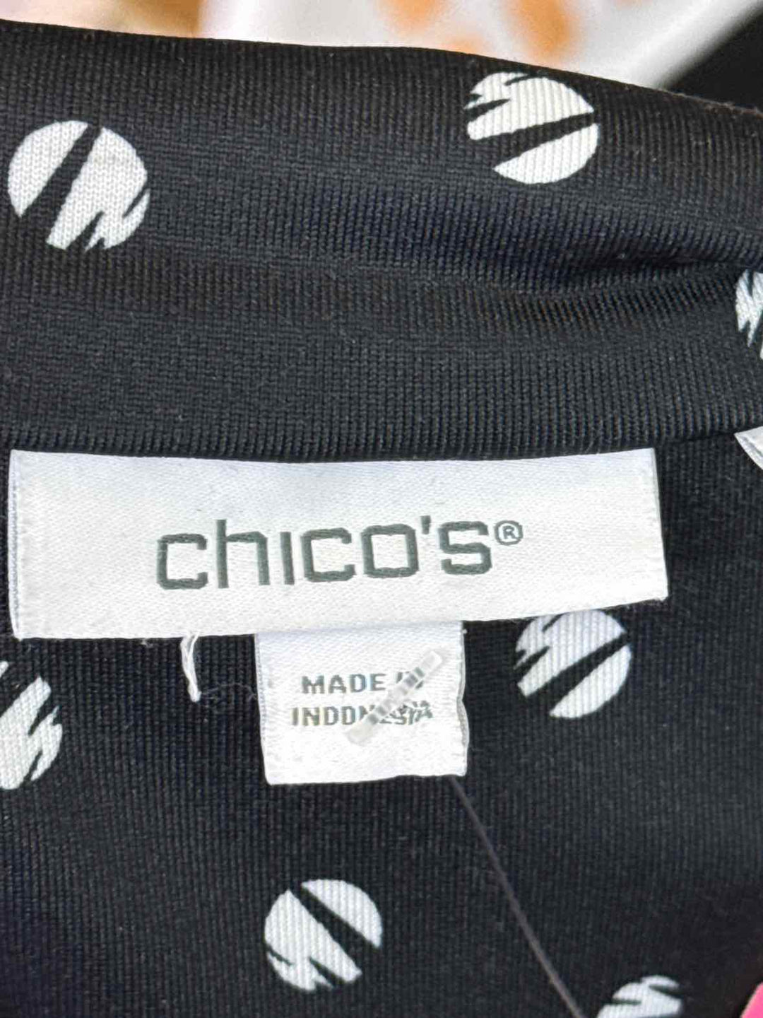 Size M Chico's Black Shirt