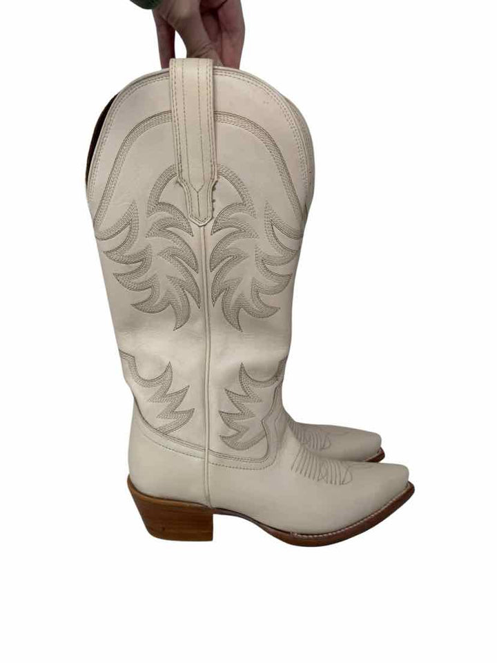 Shoe Size 7 Beige Boots