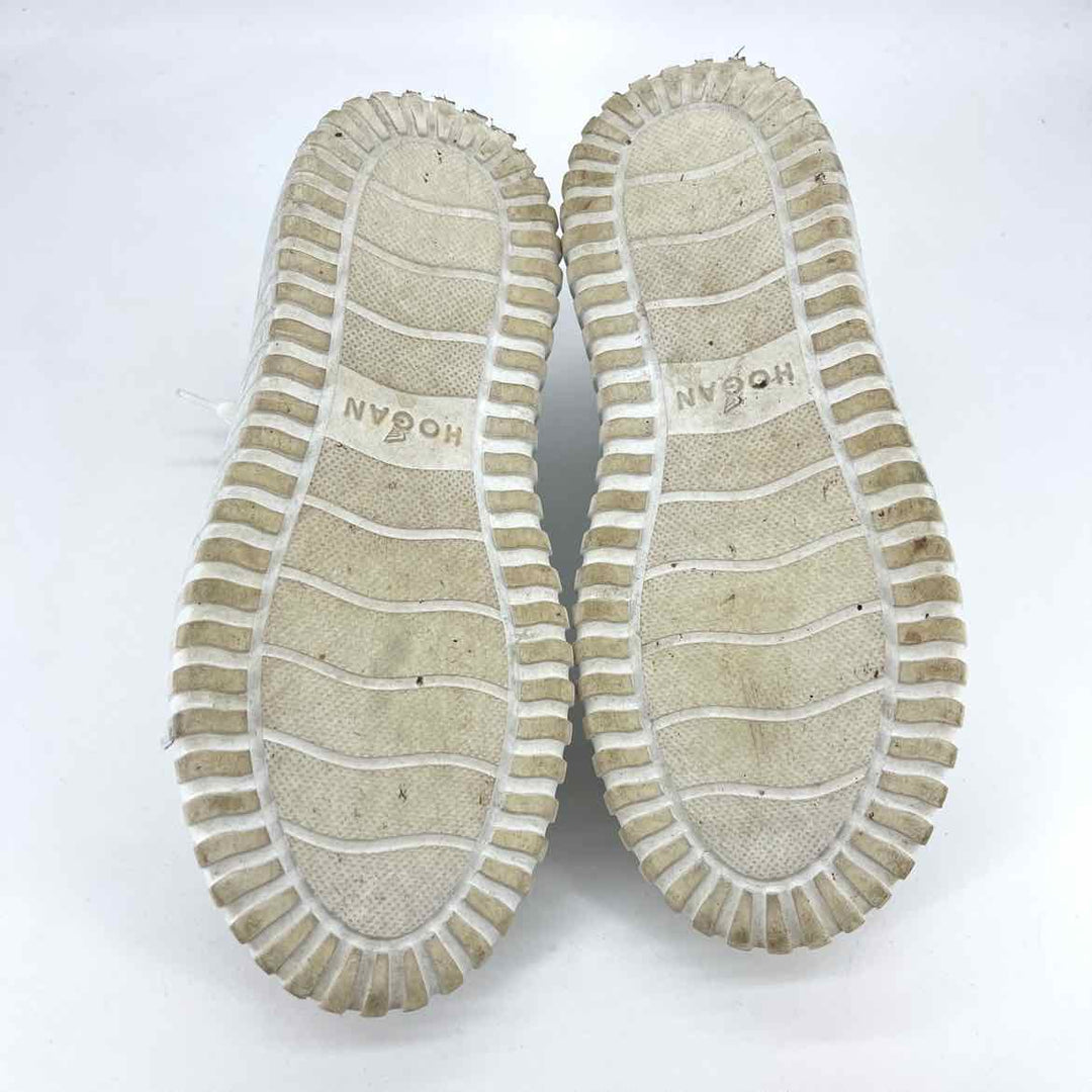 Shoe Size 35 White Leather Sneakers