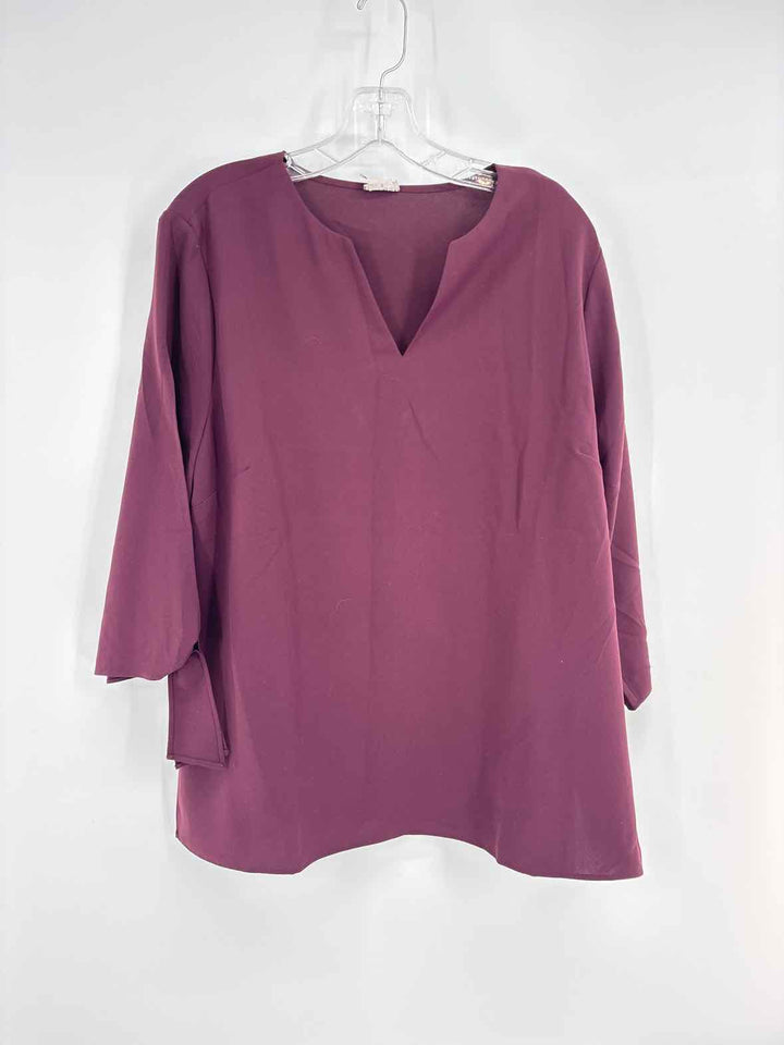 Size L Chico's Purple Shirt