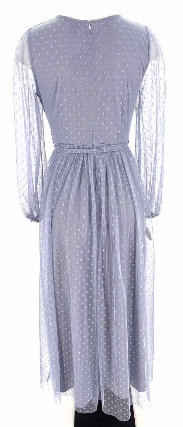 Size M EMERY ROSE Light Blue Mesh Dress