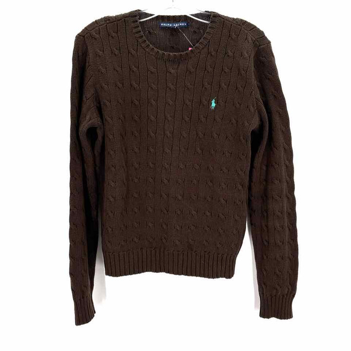 Size L RALPH LAUREN Brown Sweater