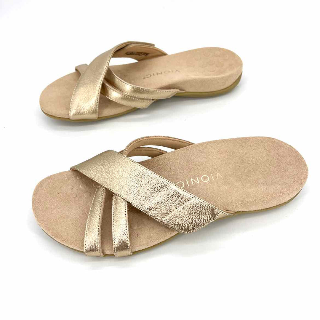 Shoe Size 9.5 VIONIC Gold Sandals