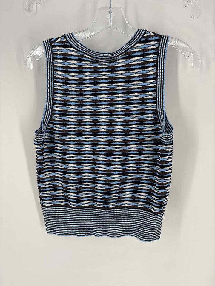 Size M VERONICA BEARD Blue Print Vest