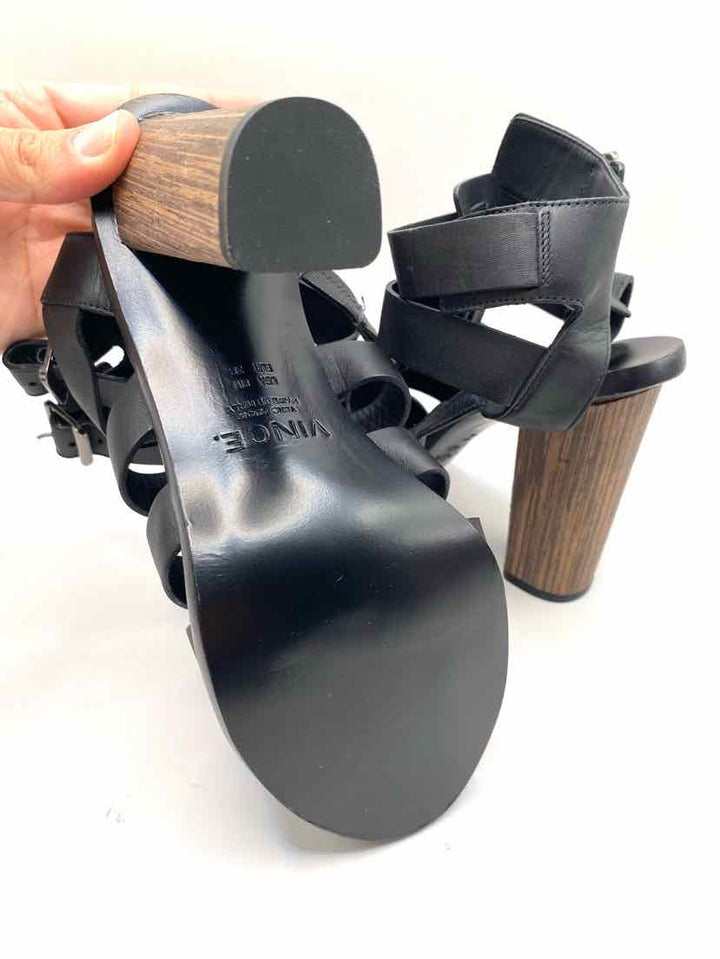 Shoe Size 8 VINCE Black Sandals