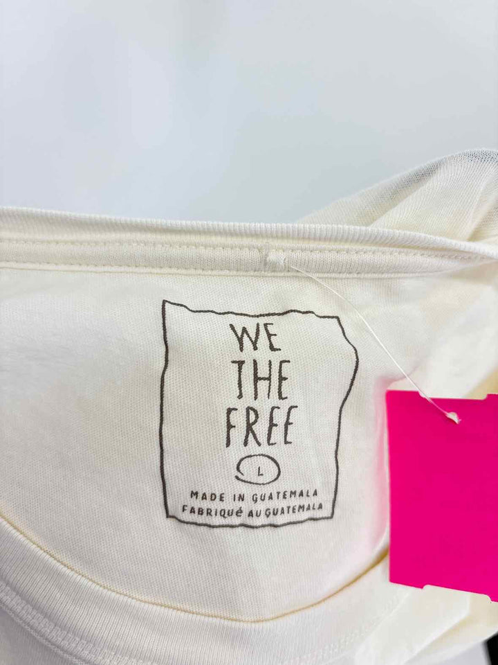 Size L WE THE FREE Cream Shirt
