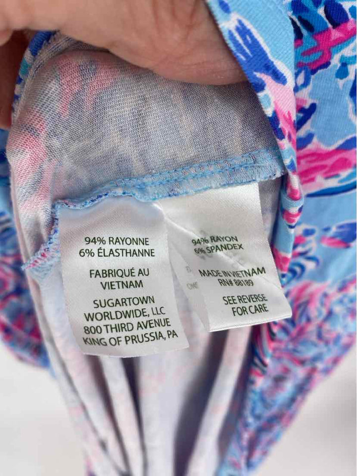 Size 8 Lilly Pulitzer Blue Print Dress