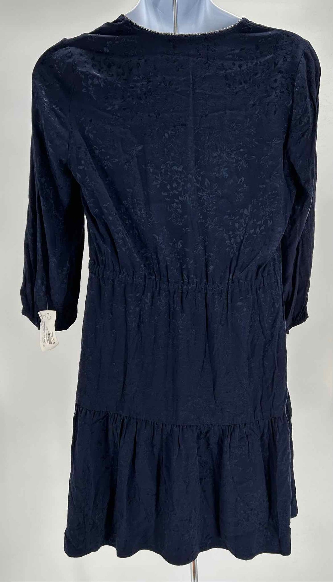 Size 42 Navy Silk Dress