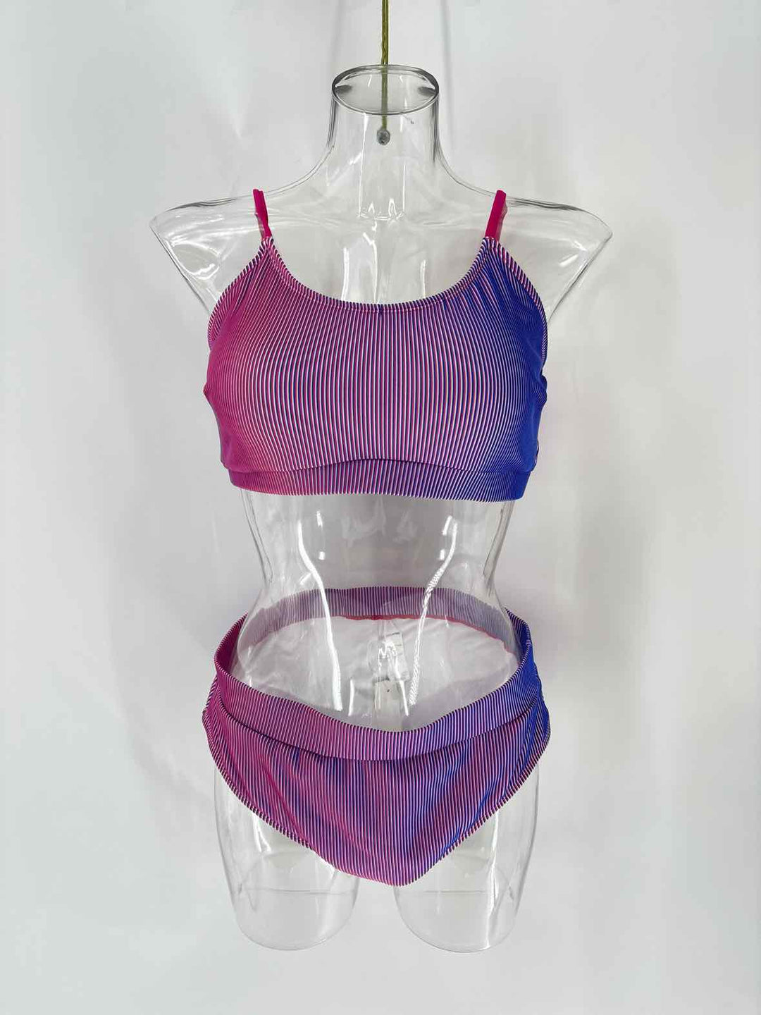 Size L Purple Print Swimsuit