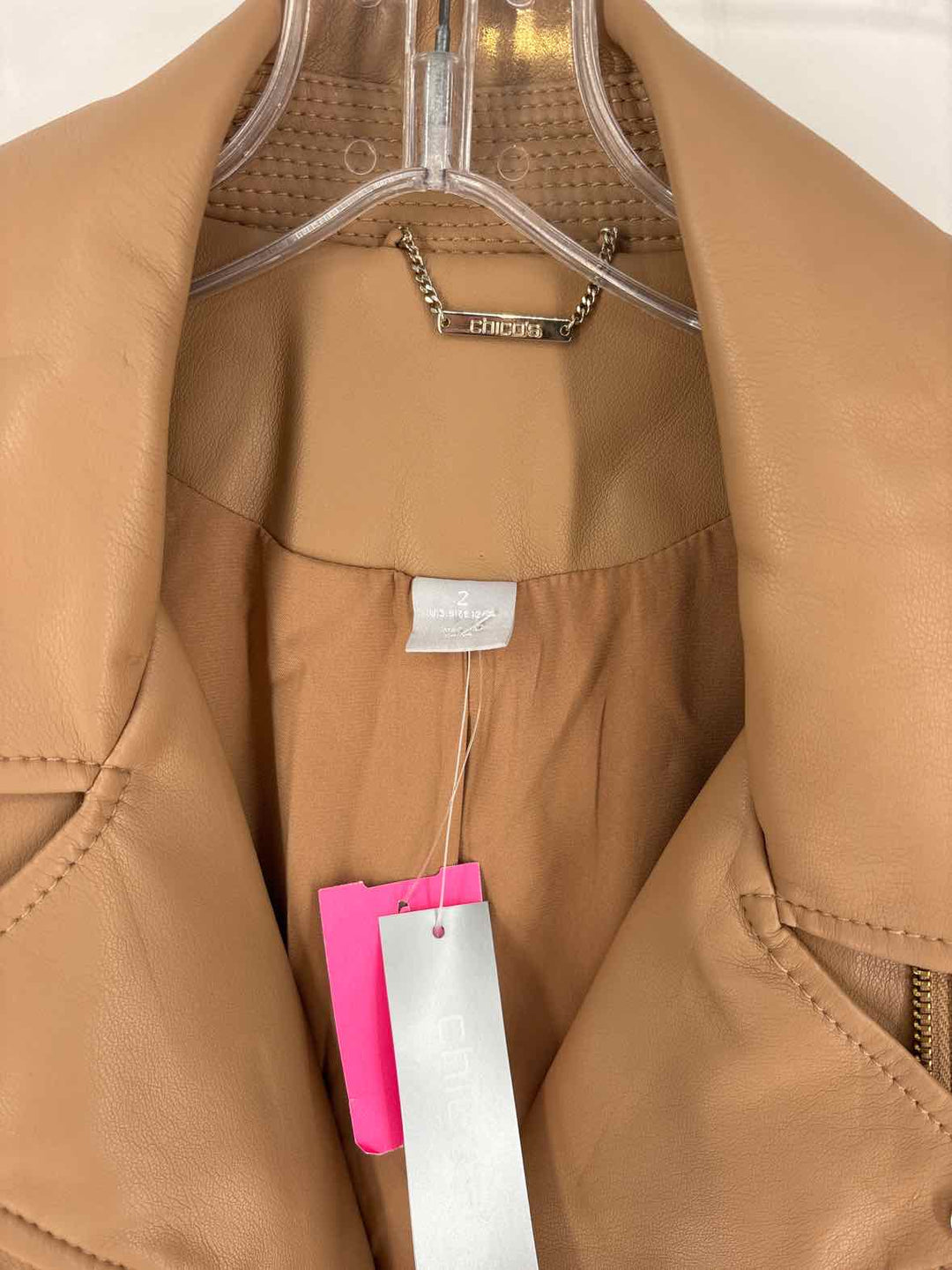 Size 12 Chico's Tan Jacket
