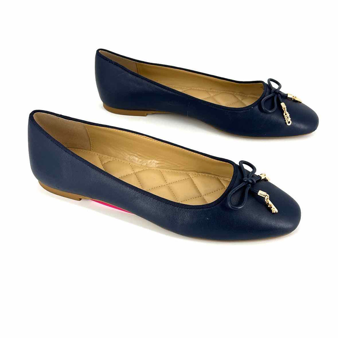 Shoe Size 7.5 Michael Kors Navy Flats