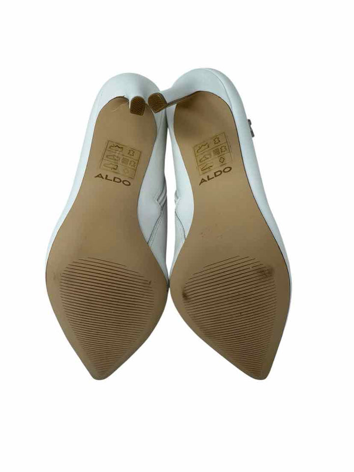Shoe Size 7.5 Aldo White Boots