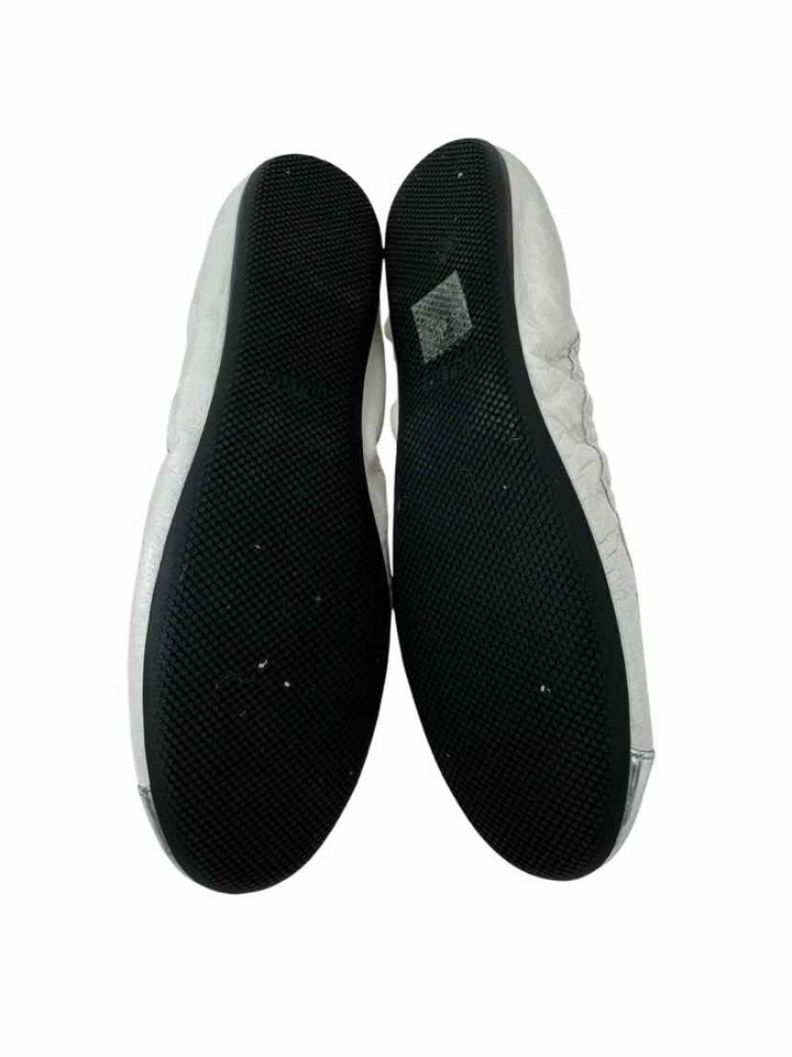 Shoe Size 39 PRADA Ivory Leather Luxury - Flats