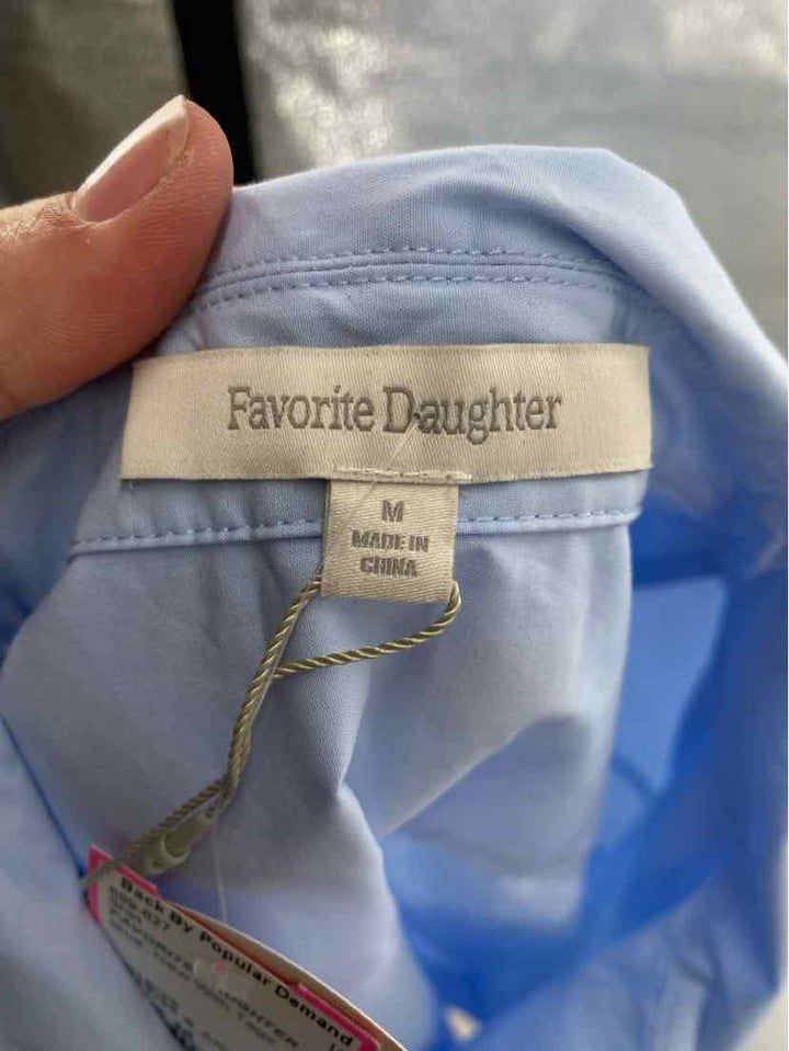 Size M FAVORITE DAUGHTER Blue Shirt