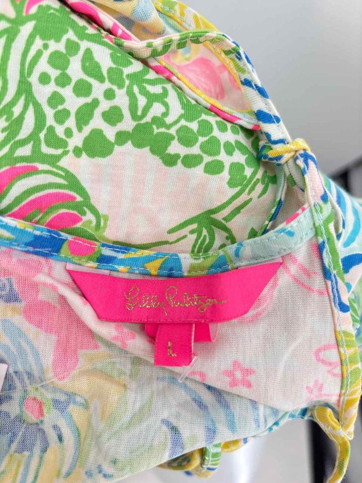 Size L Lilly Pulitzer Multi-Color Dress