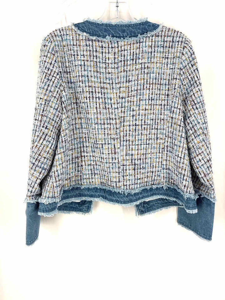 Size L NANETTE LEPORE Blue Jacket