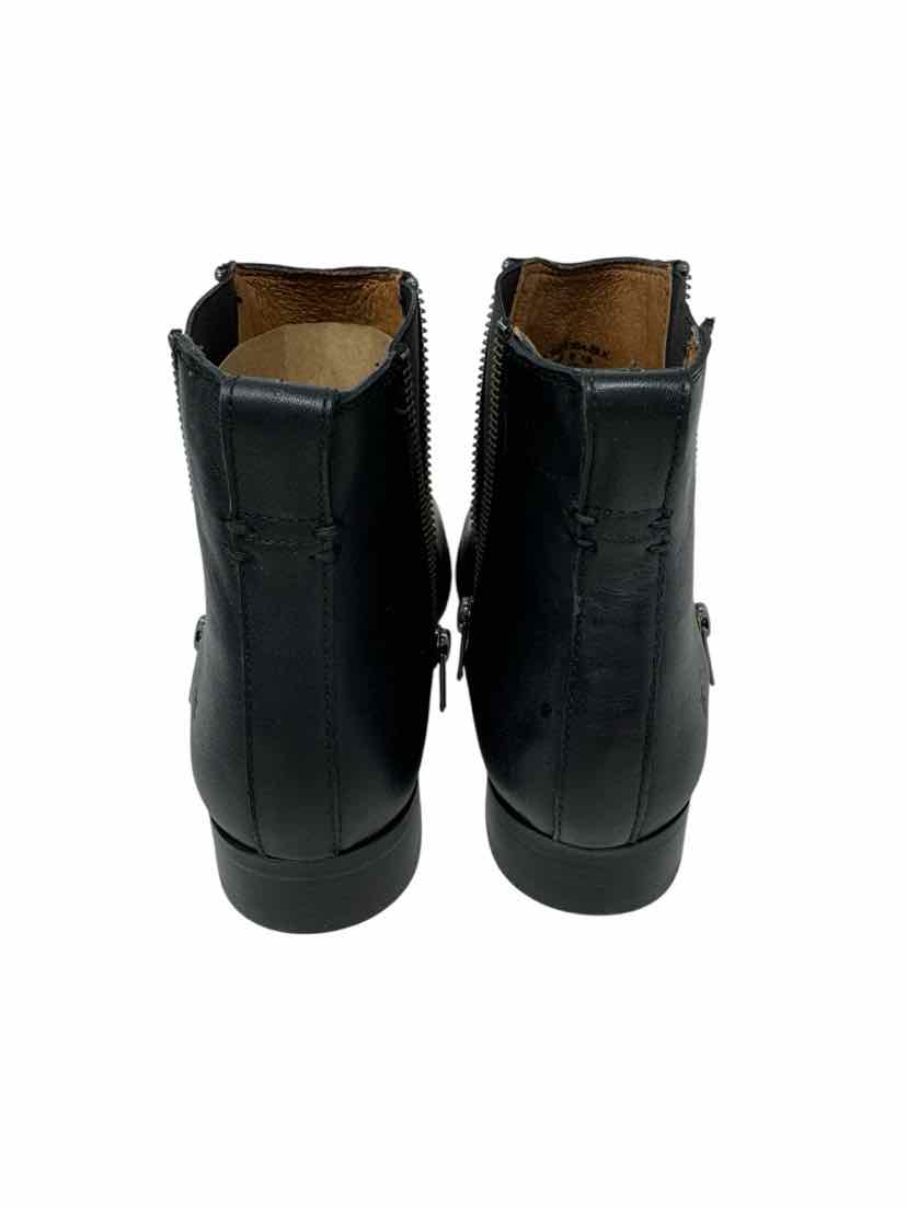 Shoe Size 8 Frye Black Leather Boots