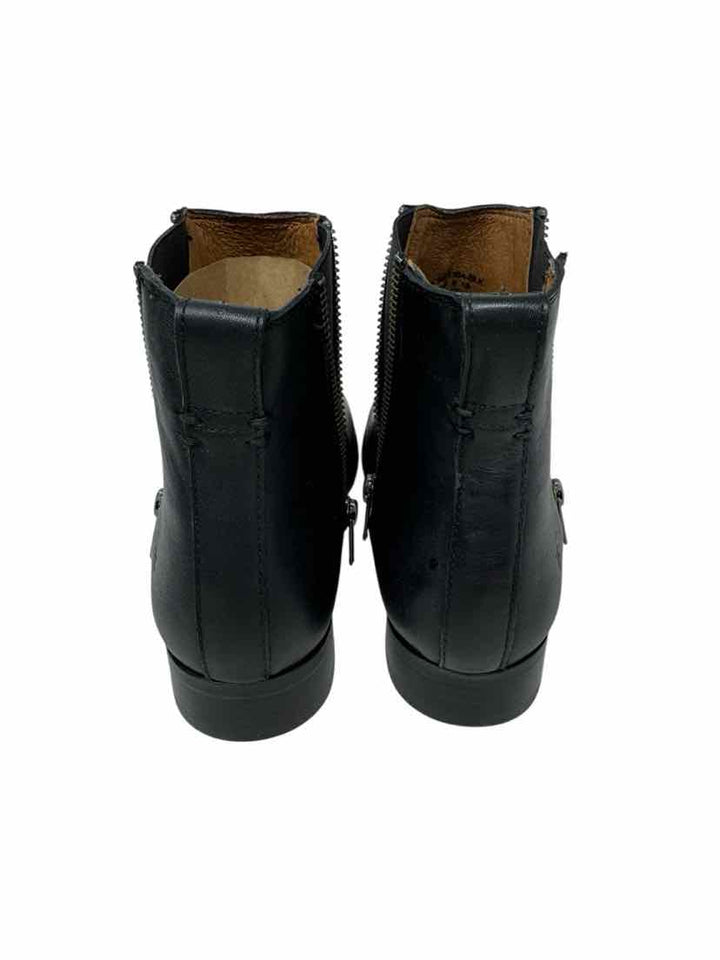 Shoe Size 8 Frye Black Leather Boots