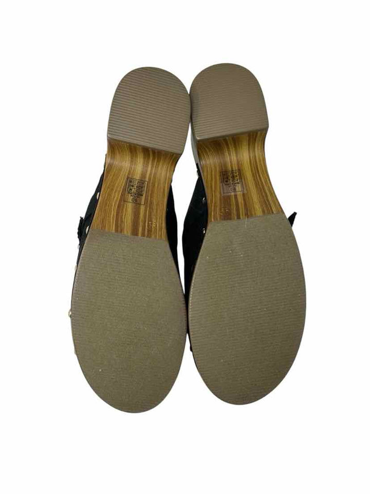 Shoe Size 9.5 TARYN ROSE Black Mules