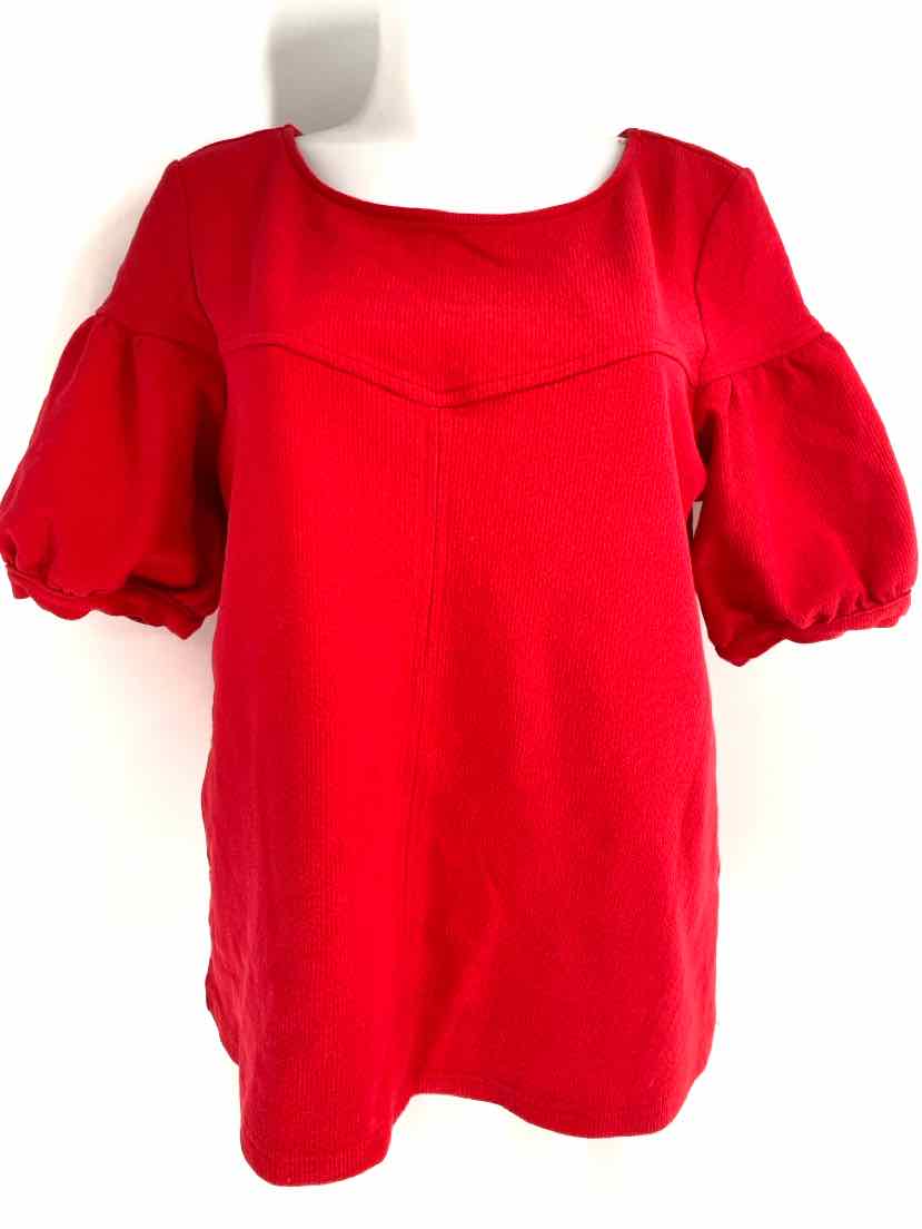 Size L CURRENT AIR Red Cotton Shirt