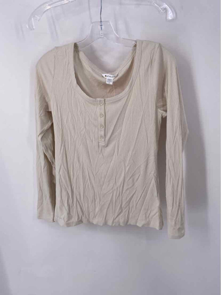 Size L Athleta Beige Shirt