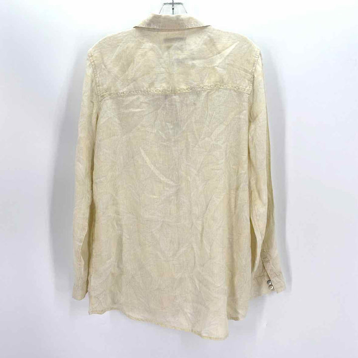 Size L NICOLE MILLER Yellow Shirt