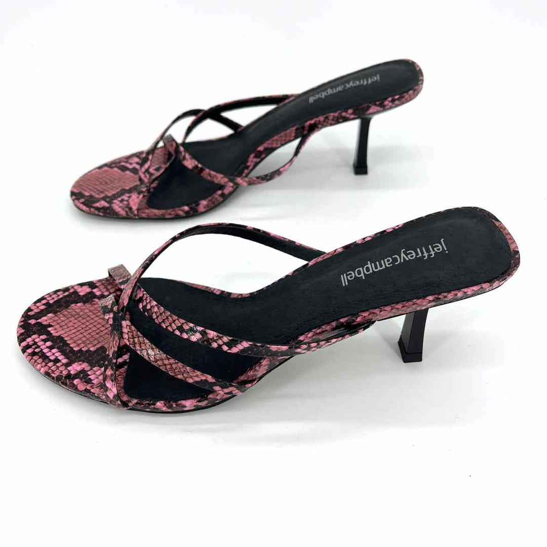 Shoe Size 9.5 JEFFREY CAMPBELL PINK PRINT Sandals