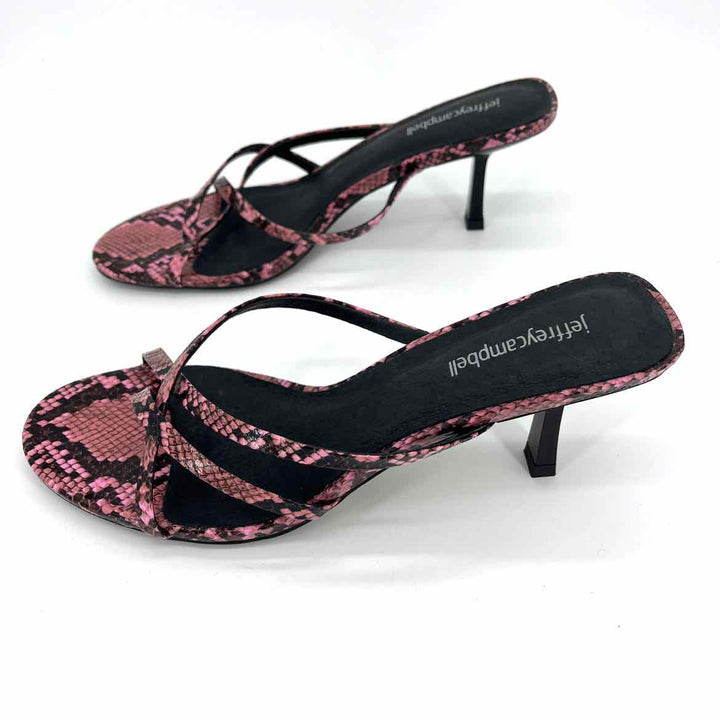 Shoe Size 9.5 JEFFREY CAMPBELL PINK PRINT Sandals