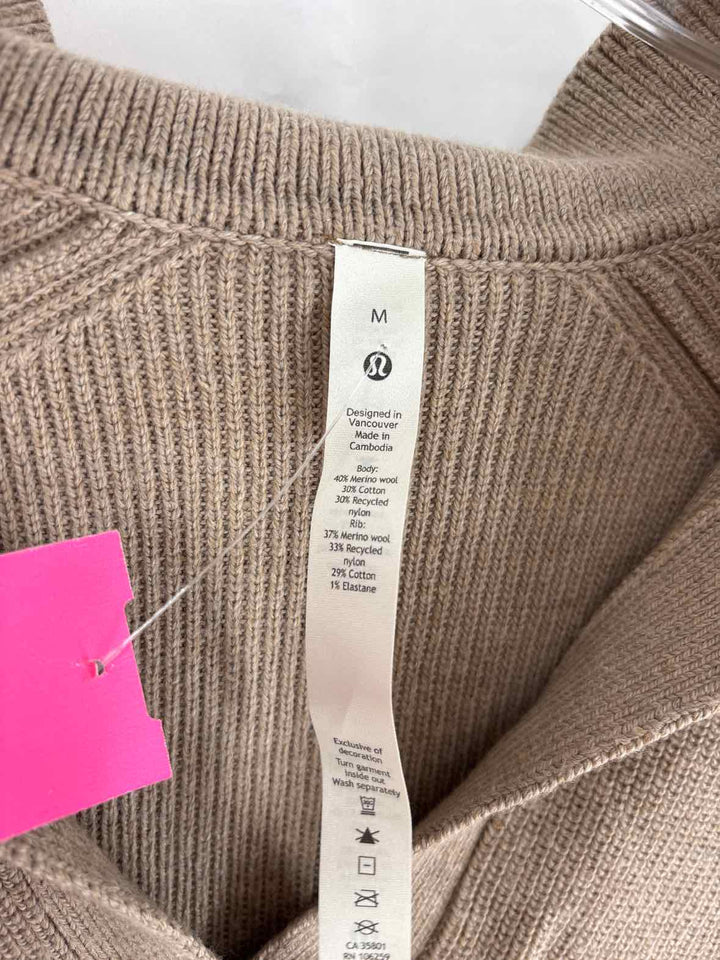 Size M Lululemon Tan Sweater